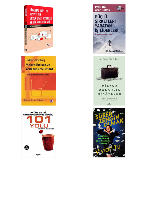 Finansal Krizlerin Tespiti İçin Erken Uyarı S... +5 Adet Ekonomi Kitabı