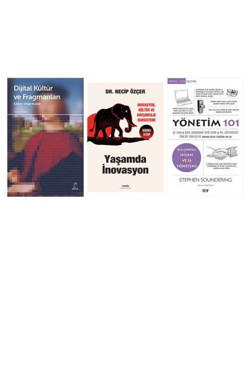 Dijital Kültür Ve Fragmanları... +2 Adet İş Dünyası Kitabı