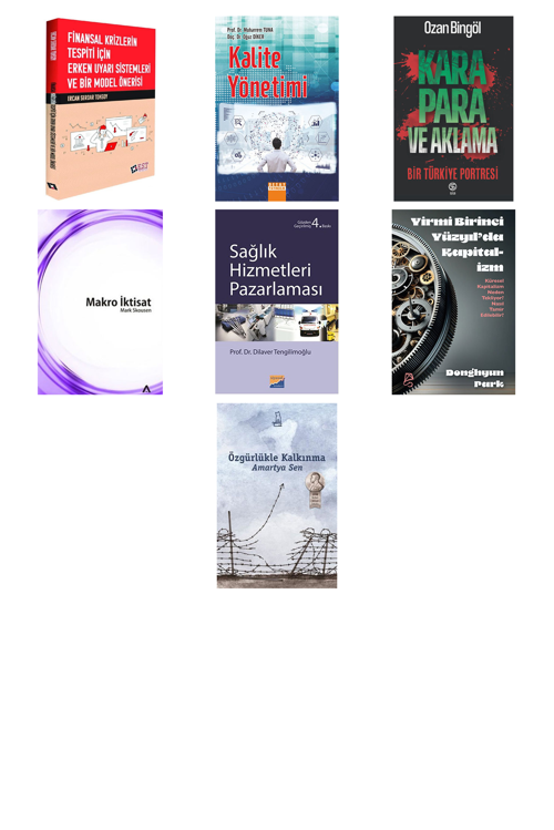 Finansal Krizlerin Tespiti İçin Erken Uyarı S... +6 Adet Ekonomi Kitabı