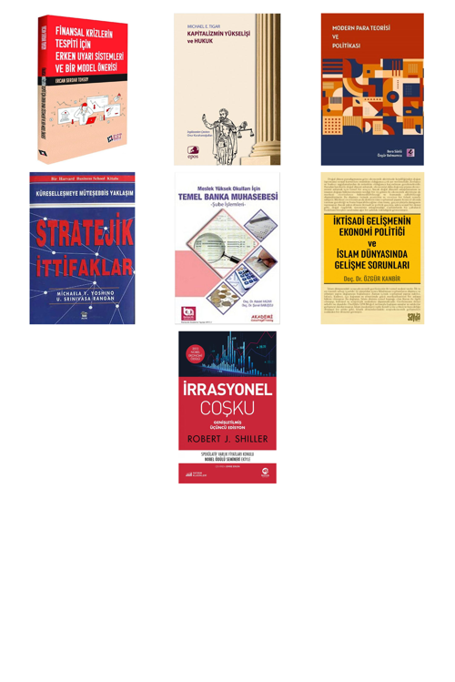 Finansal Krizlerin Tespiti İçin Erken Uyarı S... +6 Adet Ekonomi Kitabı