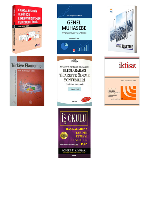 Finansal Krizlerin Tespiti İçin Erken Uyarı S... +6 Adet Ekonomi Kitabı