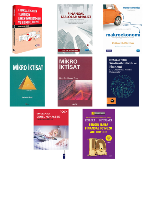 Finansal Krizlerin Tespiti İçin Erken Uyarı S... +7 Adet Ekonomi Kitabı