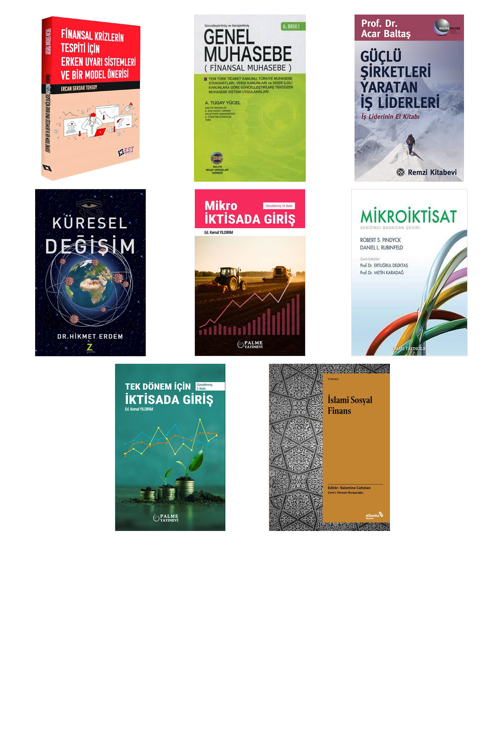 Finansal Krizlerin Tespiti İçin Erken Uyarı S... +7 Adet Ekonomi Kitabı