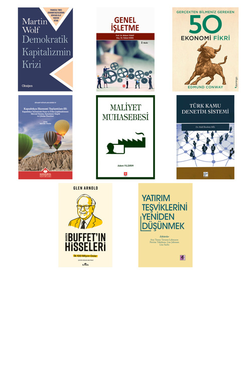 Demokratik Kapitalizmin Krizi... +7 Adet Ekonomi Kitabı