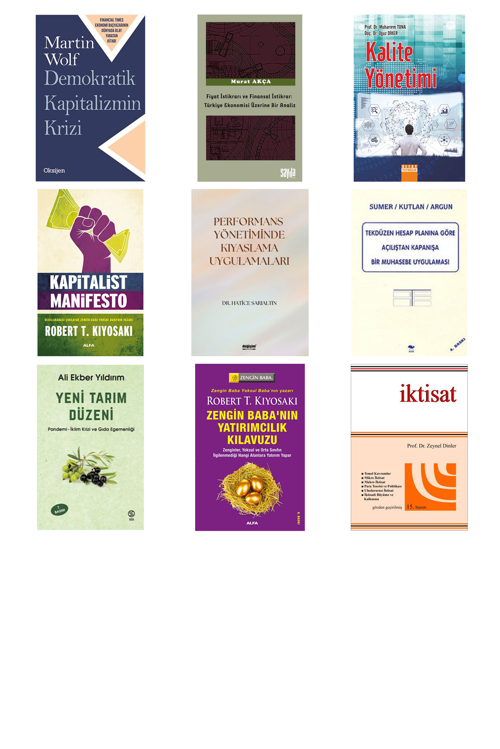 Demokratik Kapitalizmin Krizi... +8 Adet Ekonomi Kitabı