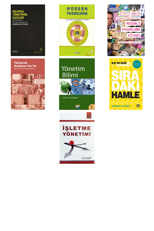 Bilimsel Yönetimin İlkeleri... +6 Adet İş Dünyası Kitabı