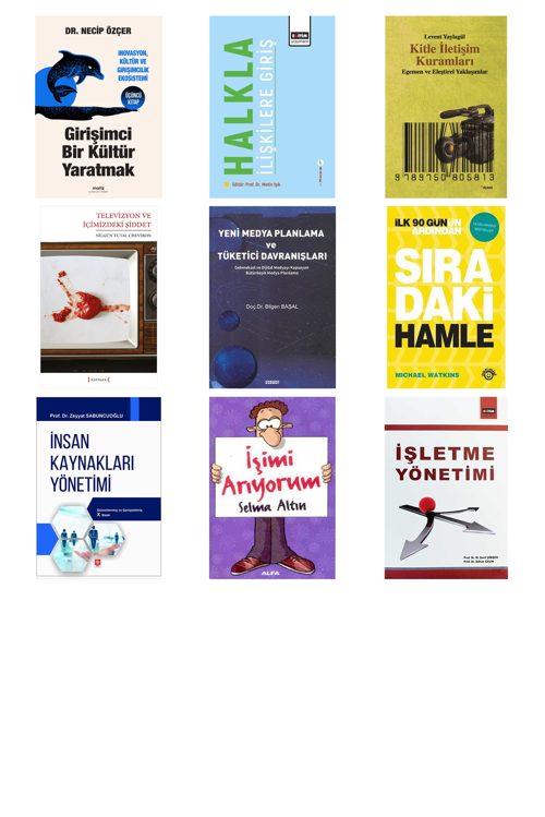 Girişimci Bir Kültür Yaratmak... +8 Adet İş Dünyası Kitabı