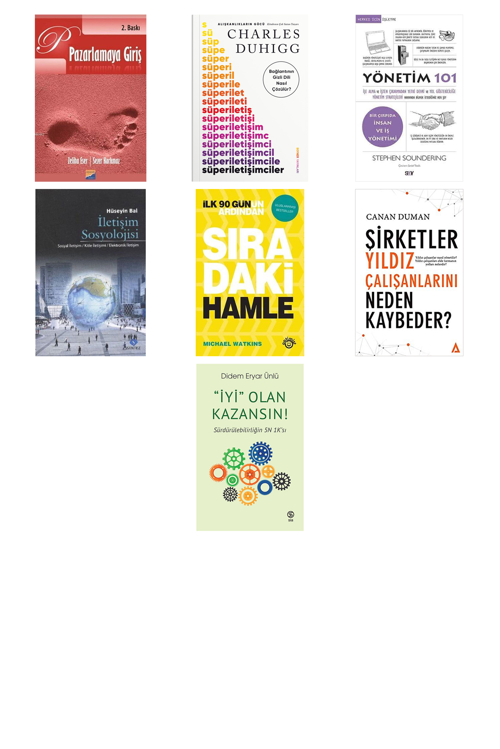 Pazarlamaya Giriş... +6 Adet İş Dünyası Kitabı