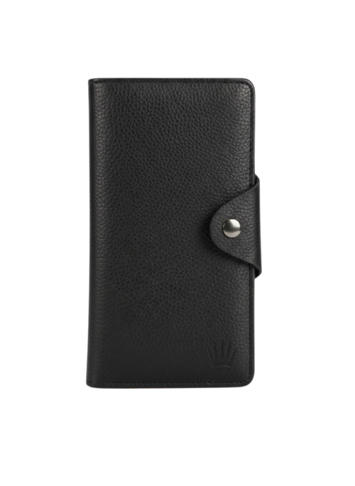 BELT Siyah Hakiki Deri Telefon Cüzdanı