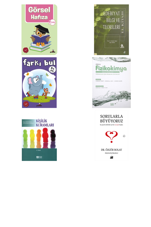 2 Yaş Görsel Hafıza... +5 Adet Eğitim Kitabı