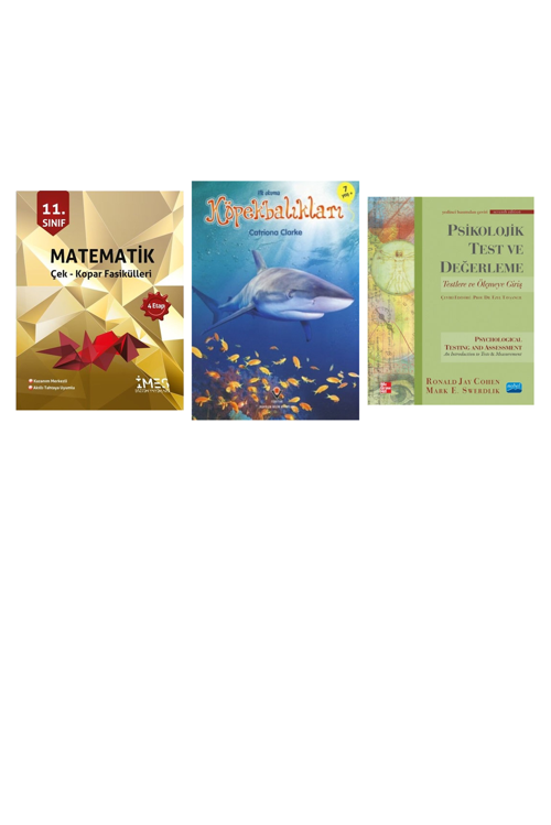 11. Sınıf Matematik Çek - Kopar Fasikülleri 4... +2 Adet Eğitim Kitabı