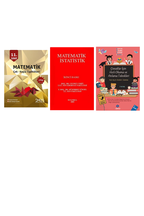 11. Sınıf Matematik Çek - Kopar Fasikülleri 4... +2 Adet Eğitim Kitabı