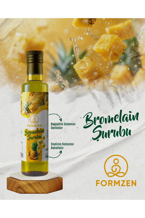 Bromelain Ananas İçeren Detox Şurubu 250 Ml
