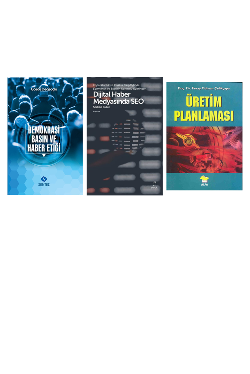 Demokrasi Basın Ve Haber Etiği... +2 Adet İş Dünyası Kitabı