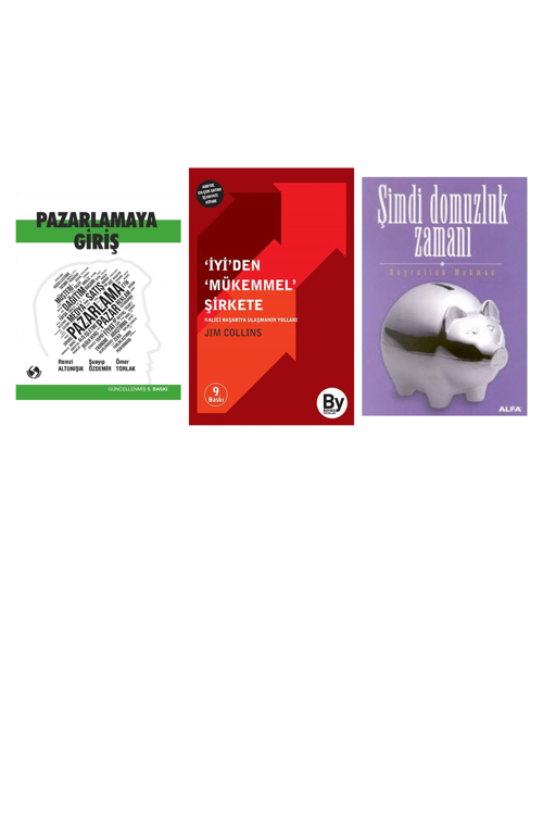 Pazarlamaya Giriş... +2 Adet İş Dünyası Kitabı