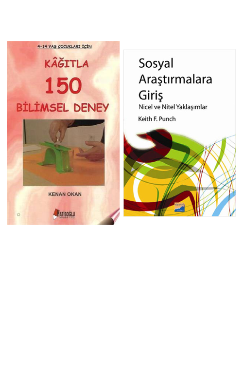 Kağıtla 150 Bilimsel Deney... +1 Adet Eğitim Kitabı