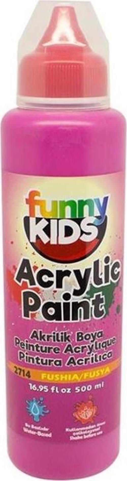Funny Kıds Akrilik Boya Fuşya 500 cc