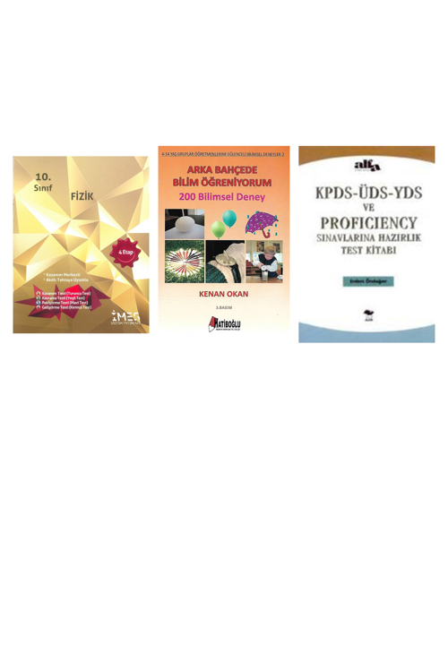 10.Sınıf 4 Etap Fizik Soru Bankası... +2 Adet Eğitim Kitabı