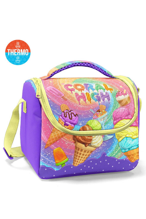 Kids Milka Dondurma Desenli Thermo Beslenme Çantası 37154