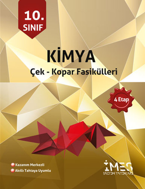 10. Sınıf Kimya Çek - Kopar Fasikülleri 4 Eta... +8 Adet Eğitim Kitabı