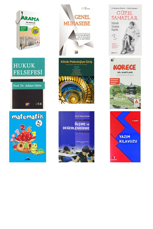 Arapça Dil Kartları... +8 Adet Eğitim Kitabı