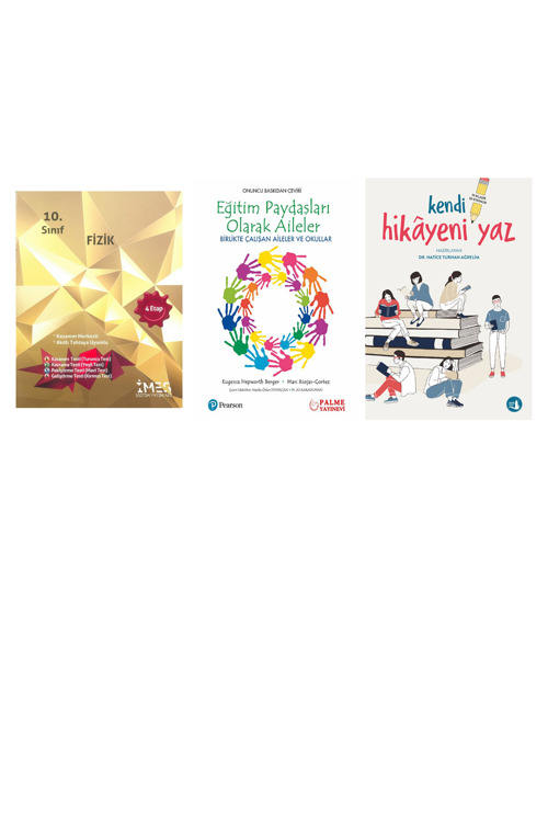 10.Sınıf 4 Etap Fizik Soru Bankası... +2 Adet Eğitim Kitabı
