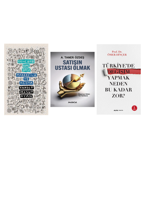 Gençlerle Baş Başa - Habercilik Ve Medya... +2 Adet İş Dünyası Kitabı
