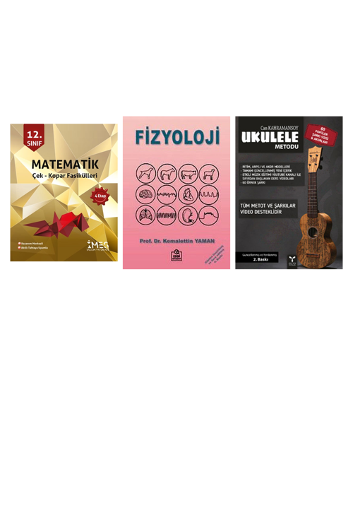 12. Sınıf Matematik Çek - Kopar Fasikülleri 4... +2 Adet Eğitim Kitabı