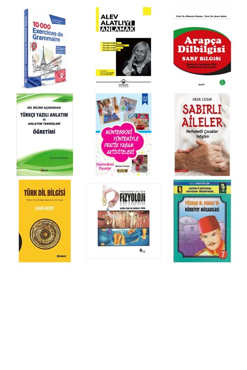 10 000 Exercices De Grammaire - Fransızca Dil... +8 Adet Eğitim Kitabı