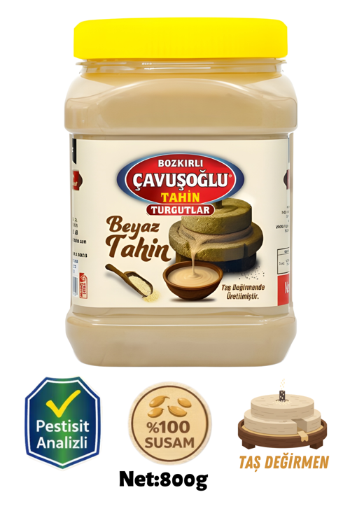 Tek Kavrulmuş Beyaz Tahin 800g 8694020100578
