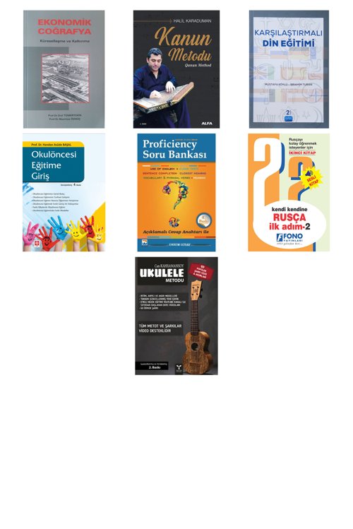 Ekonomik Coğrafya... +6 Adet Eğitim Kitabı