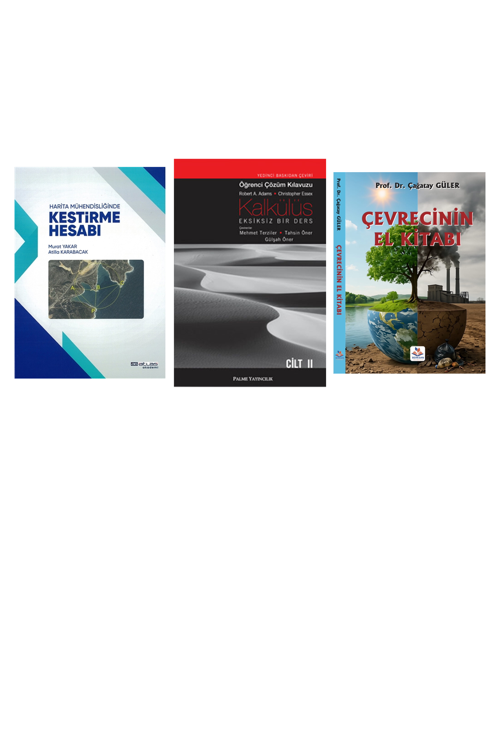 Harita Mühendisliğinde Kestirme Hesabı... +2 Adet Eğitim Kitabı