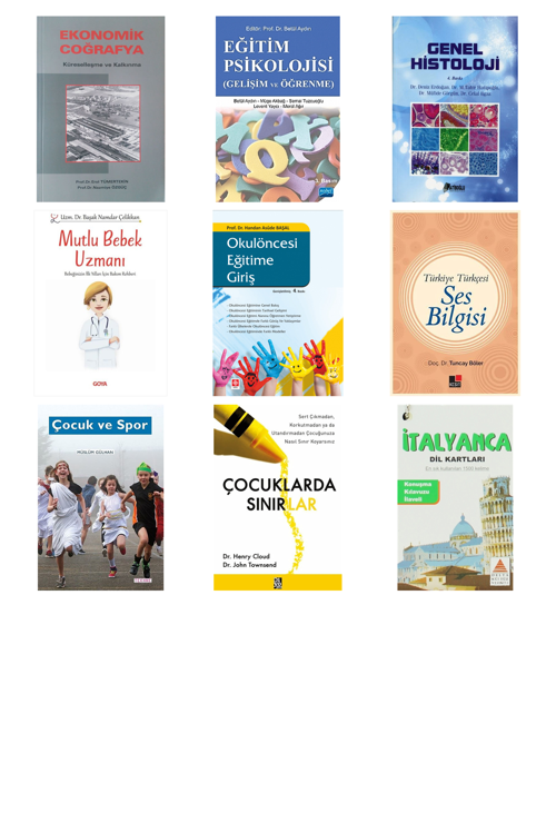 Ekonomik Coğrafya... +8 Adet Eğitim Kitabı