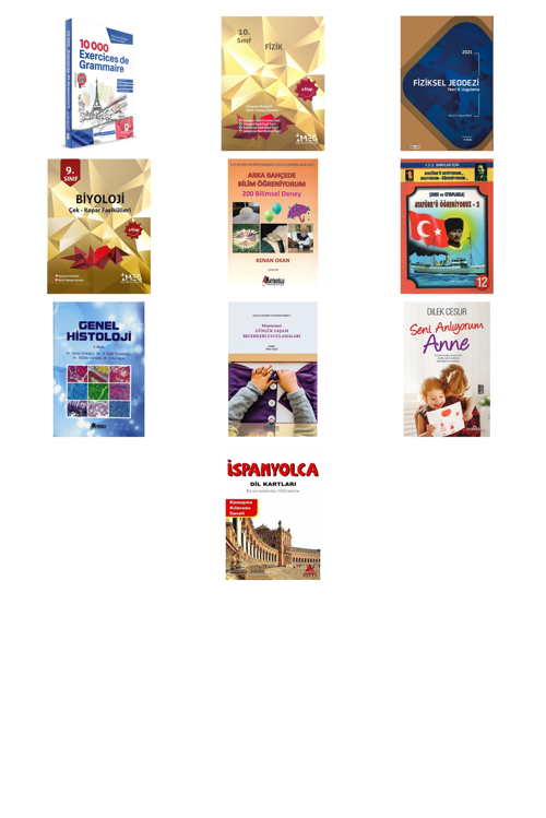 10 000 Exercices De Grammaire - Fransızca Dil... +9 Adet Eğitim Kitabı