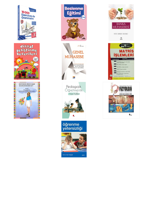 10 000 Exercices De Grammaire - Fransızca Dil... +9 Adet Eğitim Kitabı