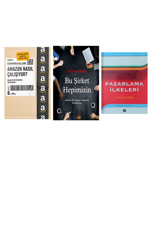 Amazon Nasıl Çalışıyor?... +2 Adet İş Dünyası Kitabı