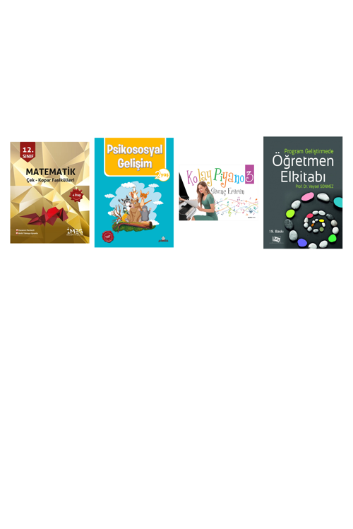 12. Sınıf Matematik Çek - Kopar Fasikülleri 4... +3 Adet Eğitim Kitabı