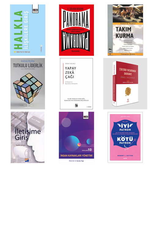 Halkla İlişkilere Giriş... +8 Adet İş Dünyası Kitabı