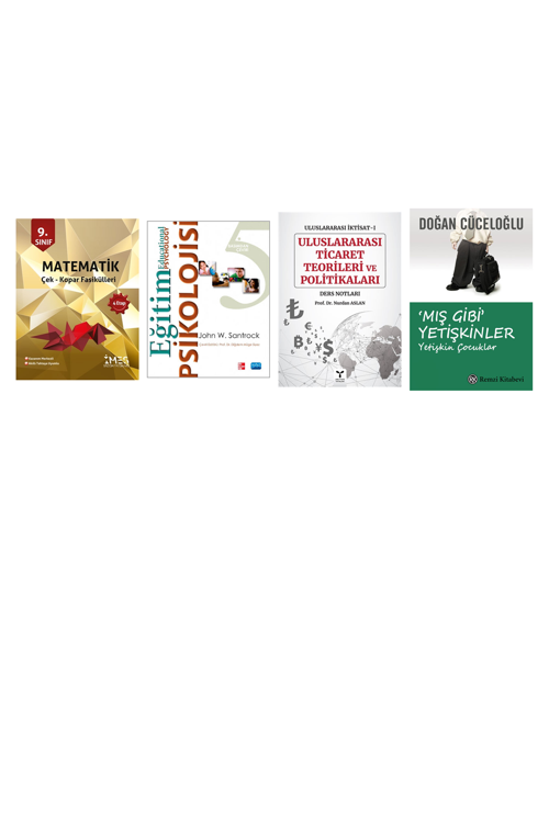 9. Sınıf Matematik Çek - Kopar Fasikülleri 4 ... +3 Adet Eğitim Kitabı