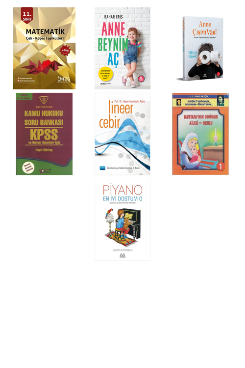 11. Sınıf Matematik Çek - Kopar Fasikülleri 4... +6 Adet Eğitim Kitabı