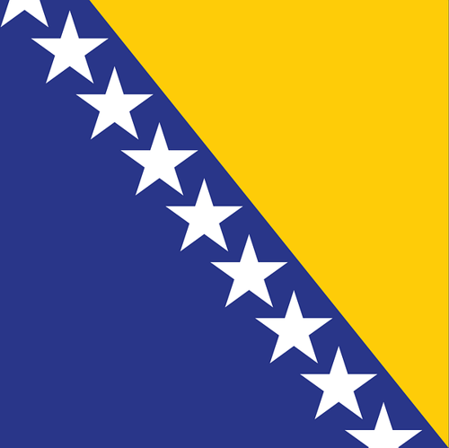 Bosna hersek Bayrağı (30x45 cm)