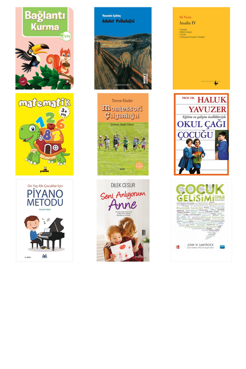 2 Yaş Bağlantı Kurma... +8 Adet Eğitim Kitabı