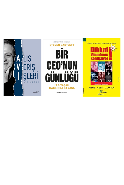 Alış Veriş İşleri... +2 Adet İş Dünyası Kitabı