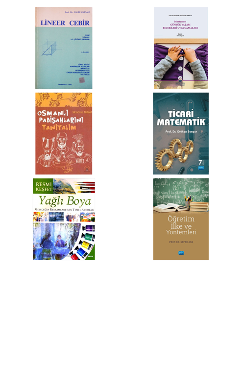 Lineer Cebir... +5 Adet Eğitim Kitabı