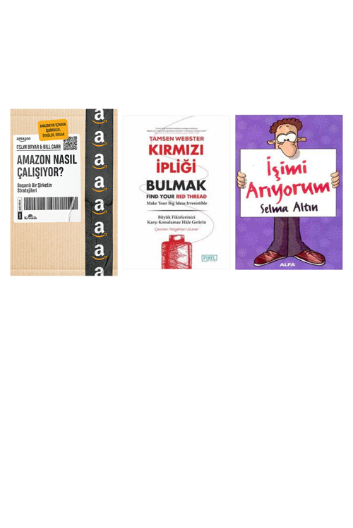 Amazon Nasıl Çalışıyor?... +2 Adet İş Dünyası Kitabı