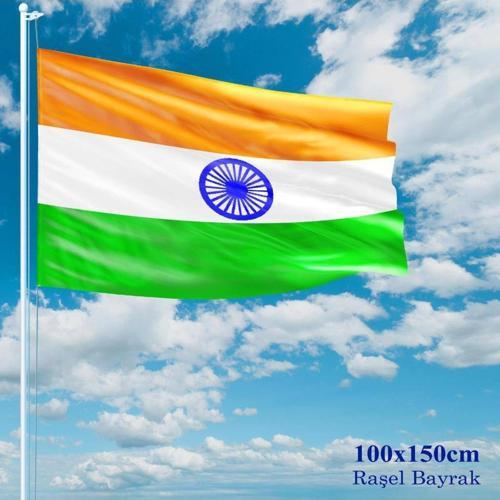 Hindistan Devleti Gönder Bayrağı 100x150