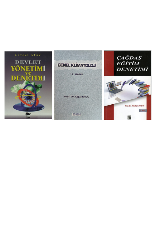 Devlet Yönetimi Ve Denetimi... +2 Adet Eğitim Kitabı