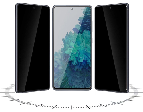 Tecno Camon 20 Pro 5G Hayalet Ekran Koruyucu 6D Kırılmaz Cam Gizlilik Korumalı - Extra Darbe Koruma - Ekranı Tam Kaplar