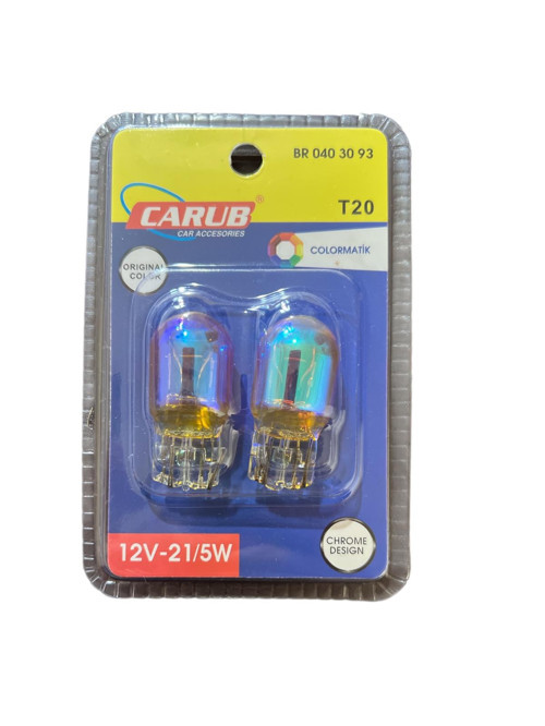 DIADEM AMPUL 12V W21/5 T20 ORANGE KROM