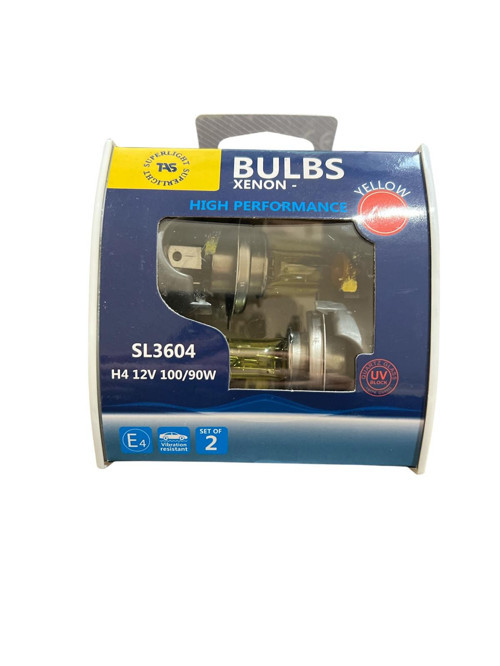 H4 FAR AMPULU 12V 100W SARI ISIK